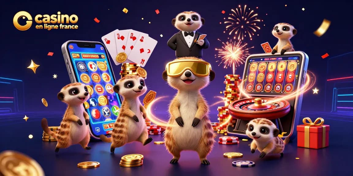 Vivez des moments mémorables sur casino en ligne france avec des meerkats gérant un casino prospère.