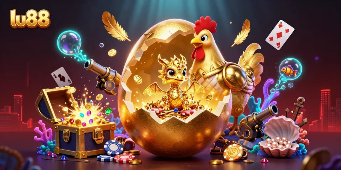 Experience thrilling gambling action at lu88 with golden treasures and captivating characters.