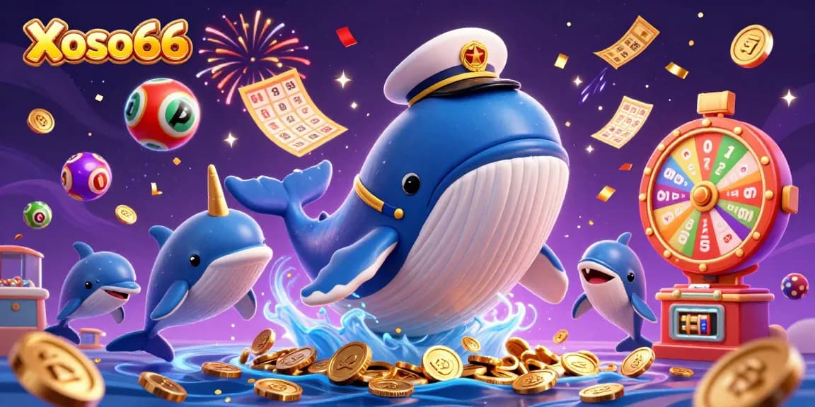 Xoso66 engages players with vibrant lottery gameplay featuring colorful bouncing balls and dynamic characters.