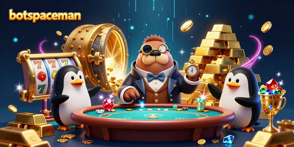 Strategically playing at the bot spaceman slot table for big wins in a vibrant underwater scene.