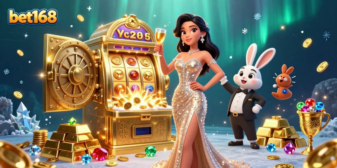 Experience the excitement at bet168 with slots, jackpots, and vibrant casino elements.