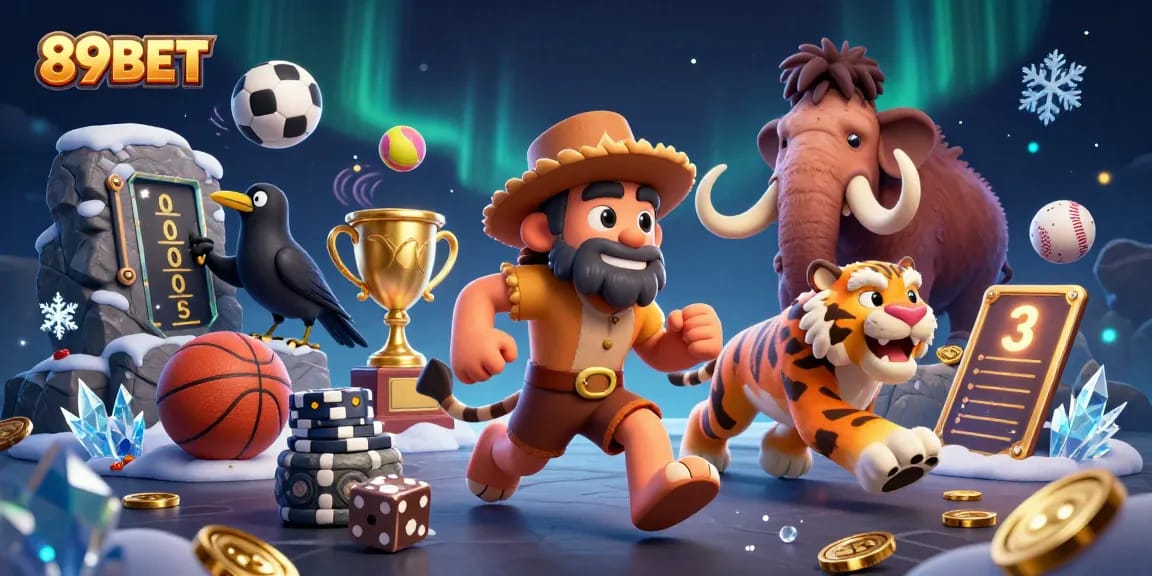 Experience thrilling gaming at 89BET with vivid characters and dynamic sports elements.