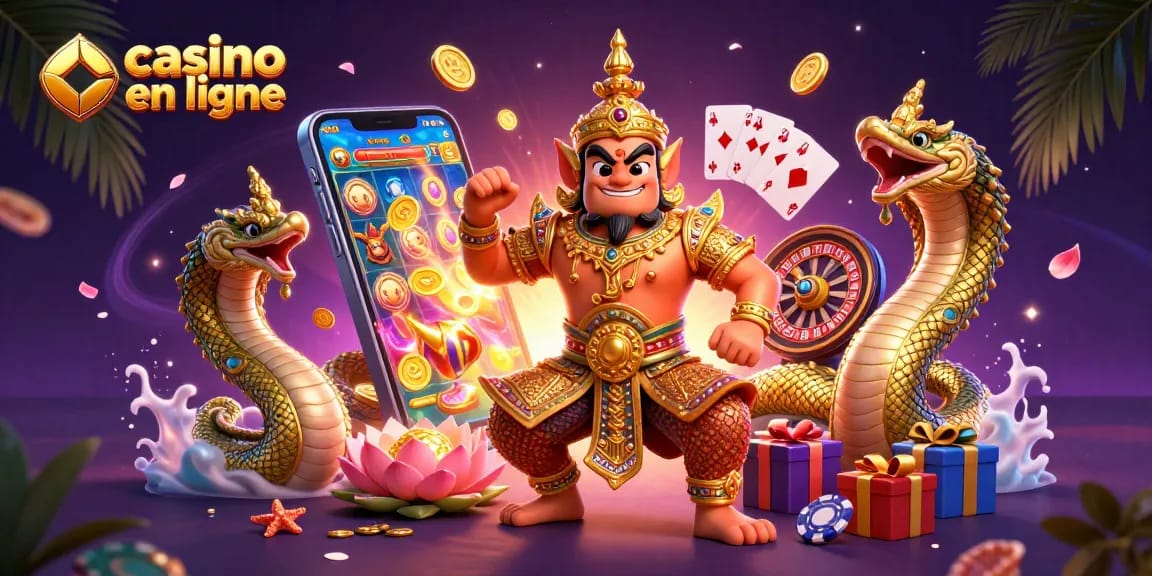 Vivez un gameplay palpitant dans un casino en ligne avec des personnages 3D vibrants et des éléments immersifs.