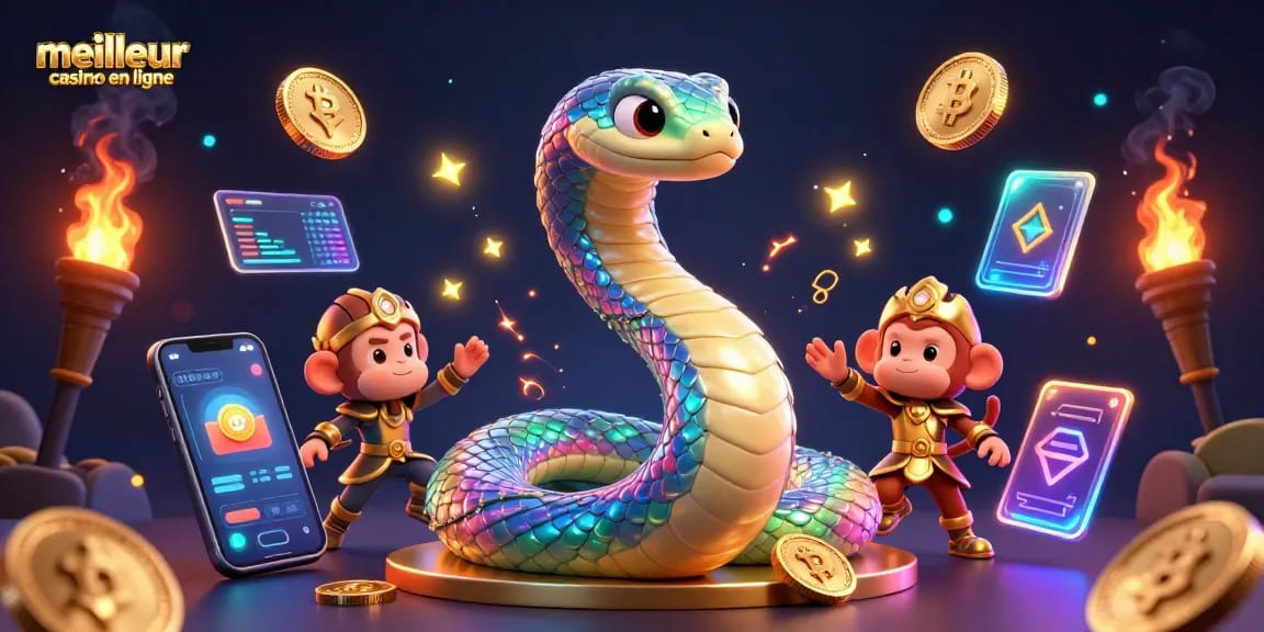 Découvrez le meilleur casino en ligne avec une illustration captivante d'une scène de jeu dynamique.