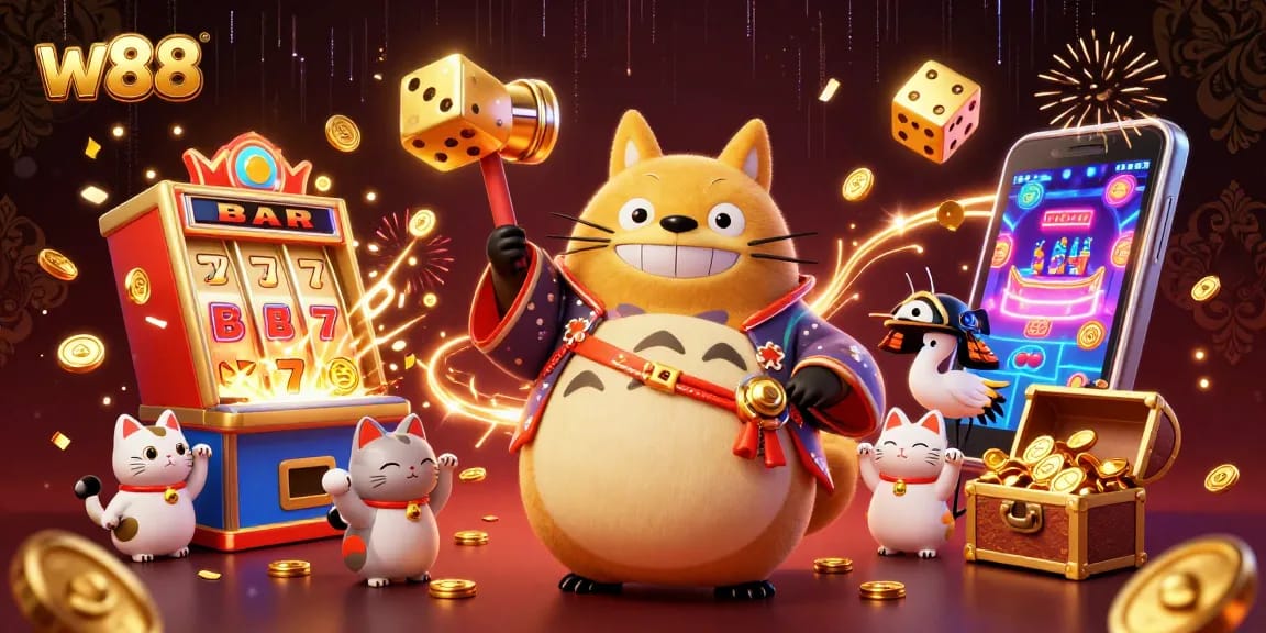 Cá cược w88 với những cơ hội trúng thưởng lớn từ các máy slot cực hấp dẫn!