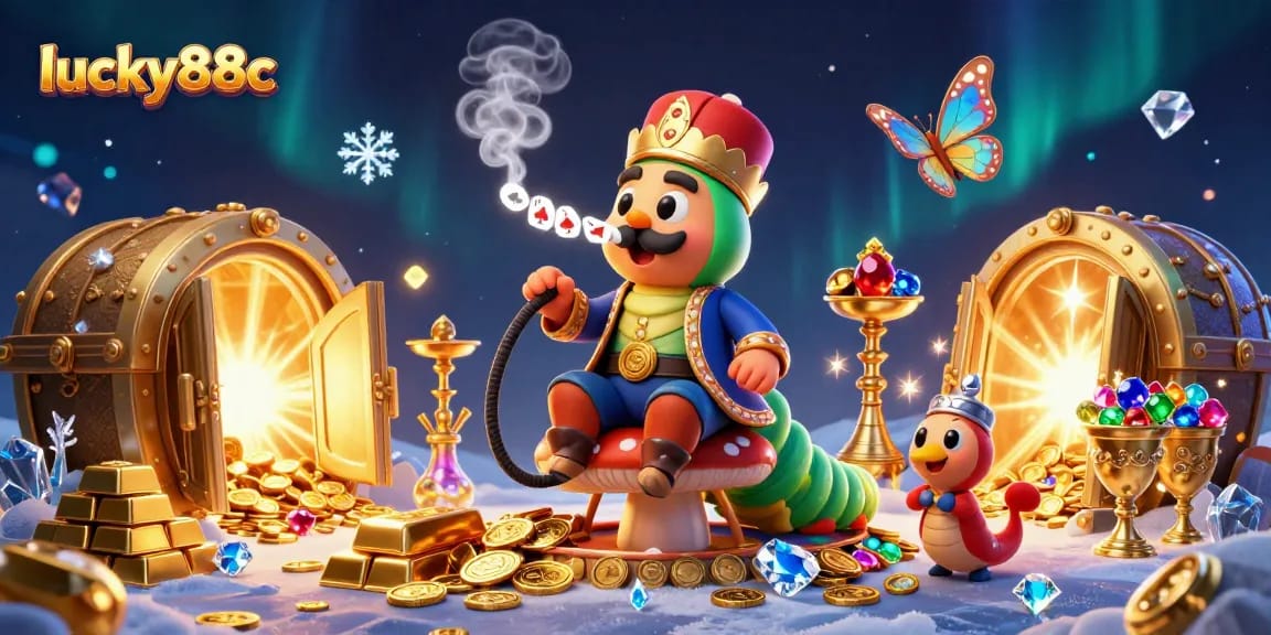 Experience lucky88c with a vibrant casino scene featuring treasure elements and engaging characters.