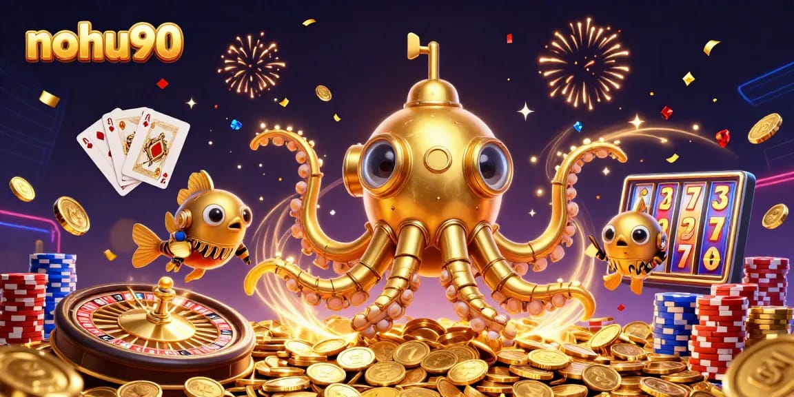 Experience exciting slots and gaming fun at nohu90 with immersive 3D casino visuals.