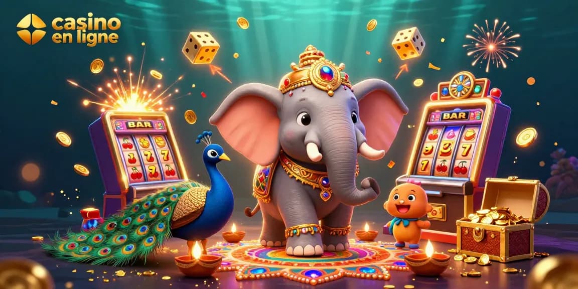Jouez à casino en ligne avec l'éléphant estival et une explosion de jackpot en arrière-plan