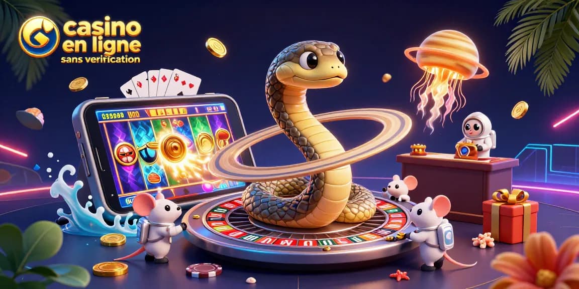 Faites tourner la roulette virtuelle avec le serpent Saturne en jouant à un casino en ligne sans vérification.