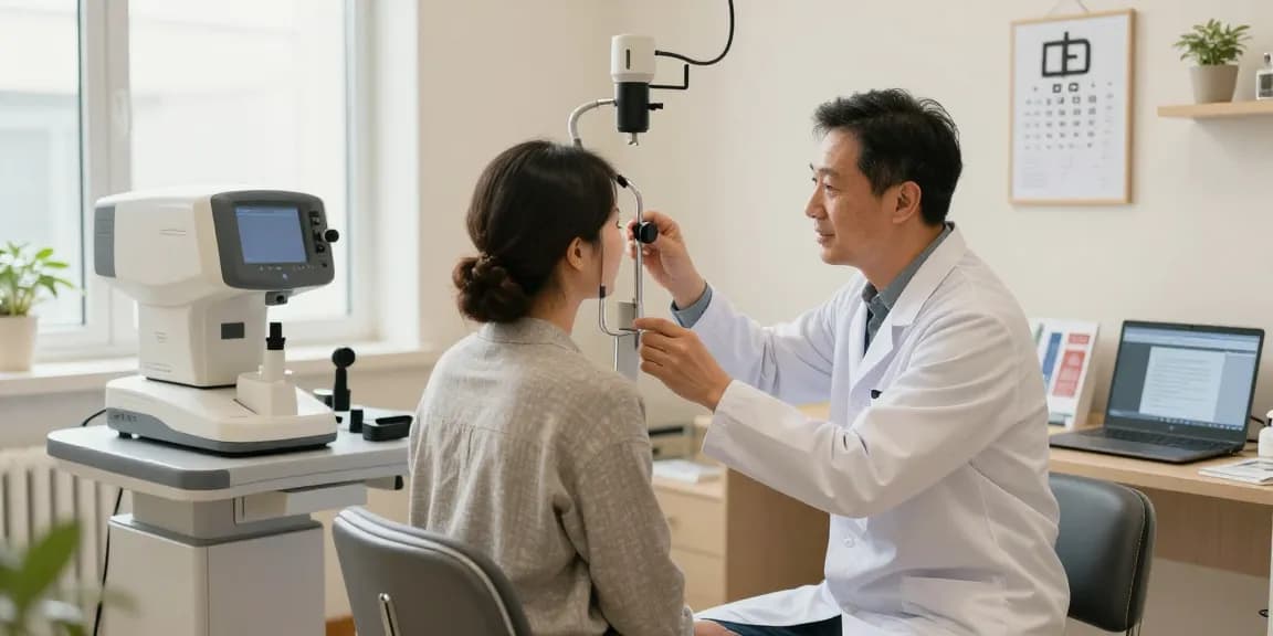 Consultation at SNU Eye Clinic highlighting expert eye care and advanced treatment options.