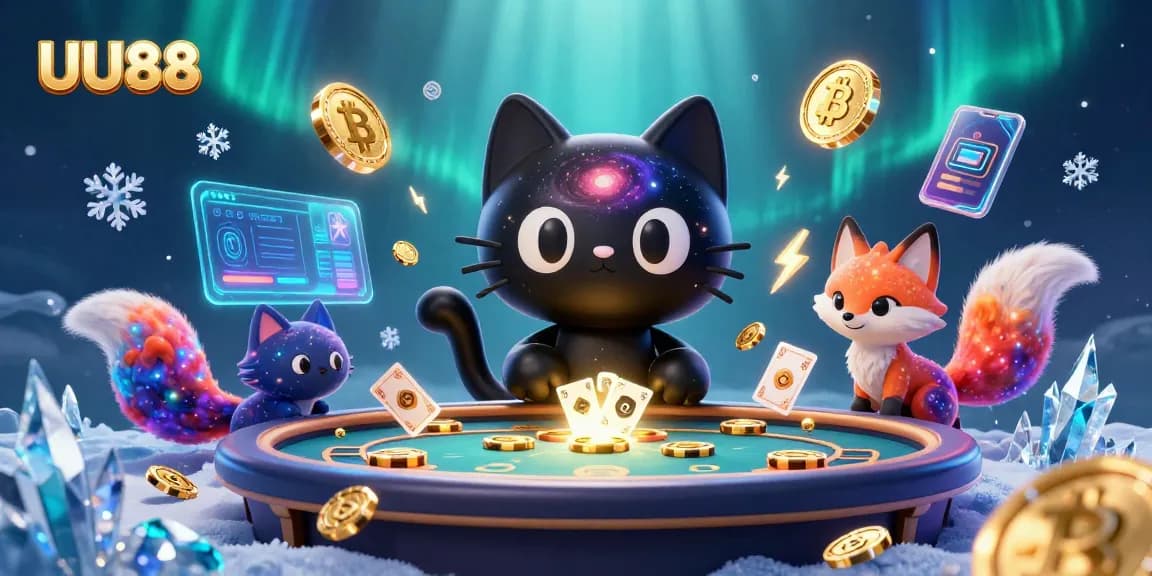 Experience exhilarating gameplay at UU88 in a vibrant cosmic casino scene.