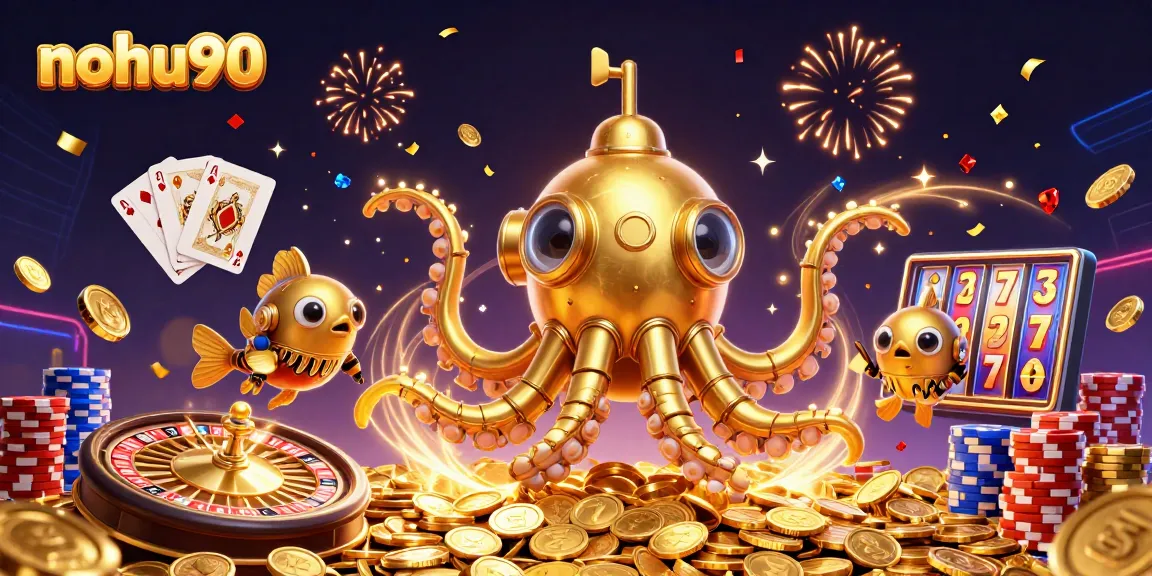 Experience exciting slots and gaming fun at nohu90 with immersive 3D casino visuals.
