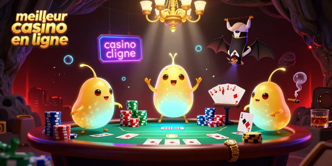 Illuminez votre expérience de jeu avec le meilleur casino en ligne, où des vers luisants et un croupier chauve-souris animent la scène.