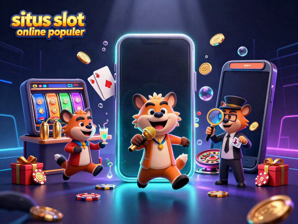 Mainkan slot online populer dengan 3D hyena di klub komedi kasino, menampilkan jackpot yang dinamis.