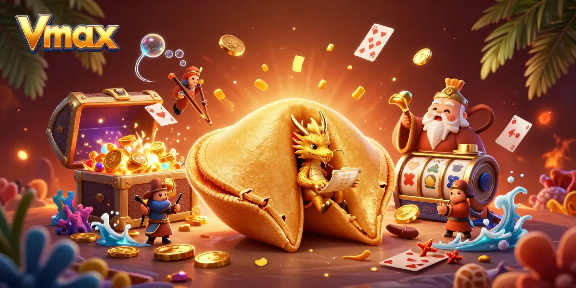 Experience Vmax's thrilling world of online casino gaming with gold coins and dynamic visuals.