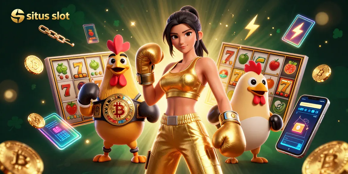 Experience thrilling wins at situs slot with 3D characters and vibrant gaming elements.