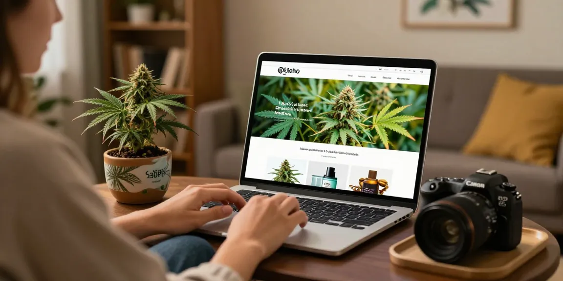 Is It Possible To Buy Top Quality Marijuana Online In Germany? Discovering online cannabis shopping in a cozy living room.