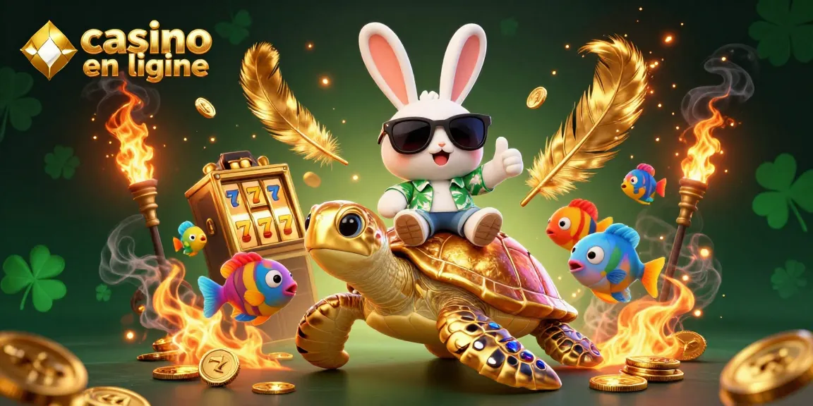 Vivez des aventures palpitantes au casino en ligne avec un lapin chanceux et une tortue de mer dorée !