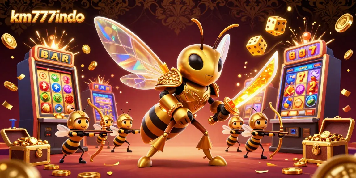 Join kg777indo for thrilling jackpots with cartoon hornet warriors and dynamic casino action.