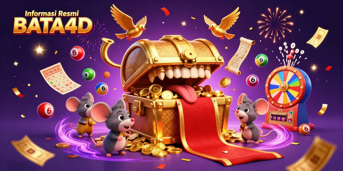 Experience the excitement of Informasi Resmi BATA4D with vibrant lottery and gaming elements in action.
