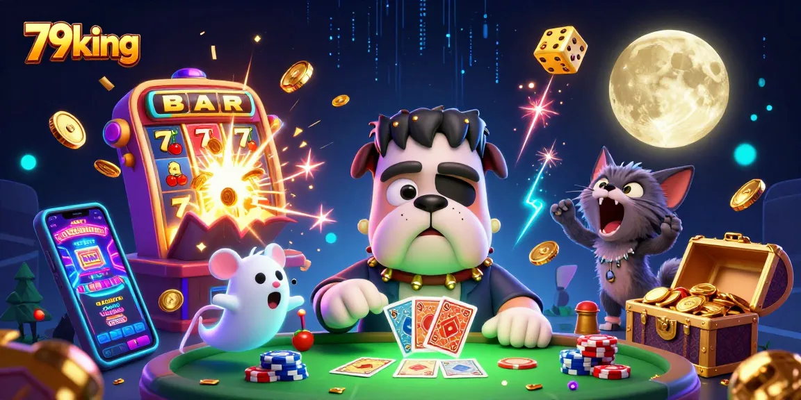 Experience thrilling action at 79king with a vibrant 3D casino scene full of games and jackpots.