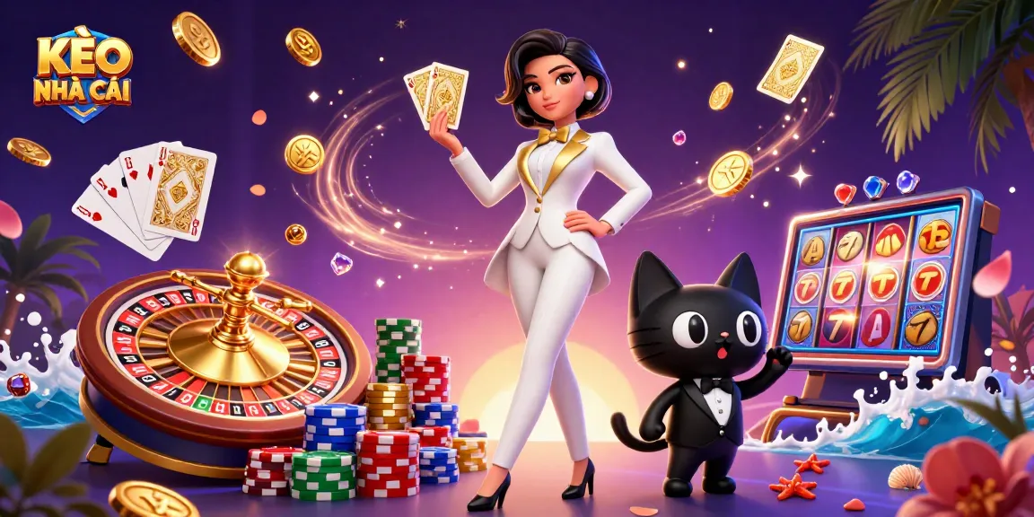 KÈO NHÀ CÁI - Experience the thrill of winning with glamorous casino imagery and dynamic betting elements