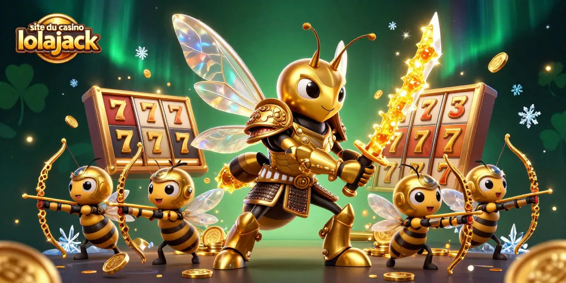 Experience the thrill of the site du casino lolajack with an epic 3D illustration blending gaming excitement and vibrant colors.