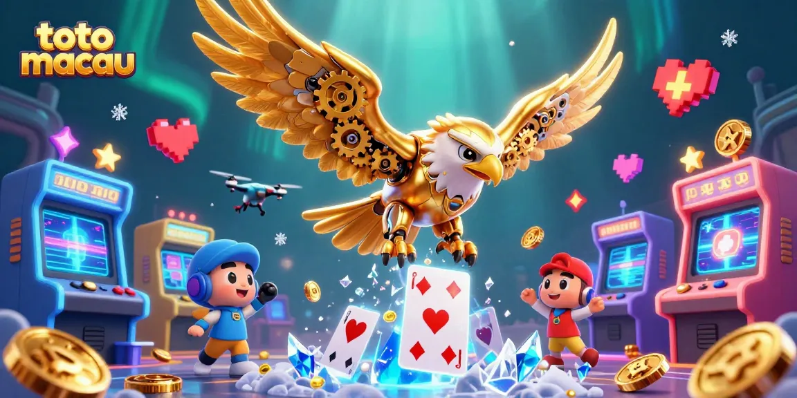 Experience thrilling gameplay with toto macau in a vibrant casino scene featuring dazzling slots and gaming elements.