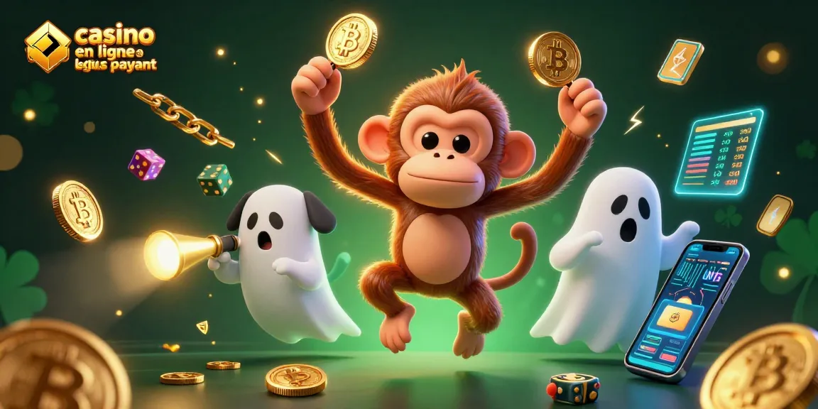 Jouer au casino en ligne le plus payant tout en découvrant des chiens et des fantômes animés dans une scène vibrante.