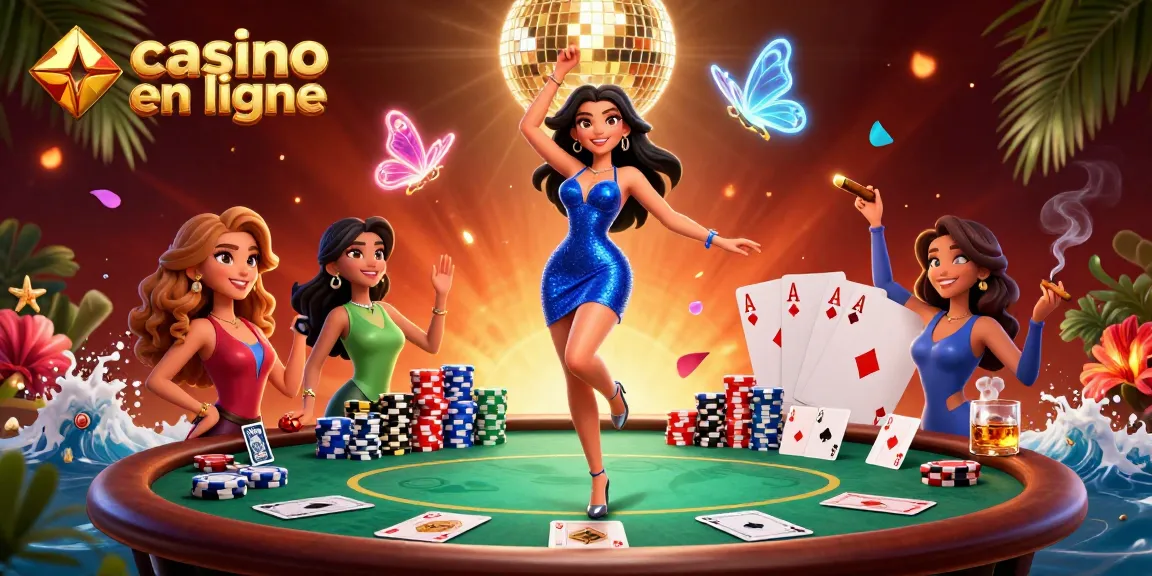 Participez à l'excitation du casino en ligne avec des éléments de jeu vibrants et des personnages dynamiques.