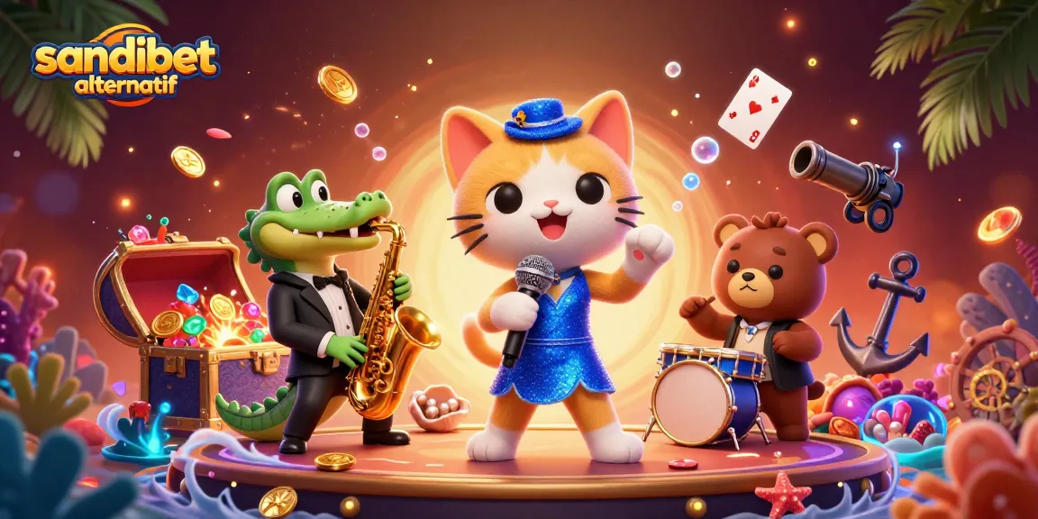 Experience sandibet alternatif with an exciting casino scene featuring charming animal performers.