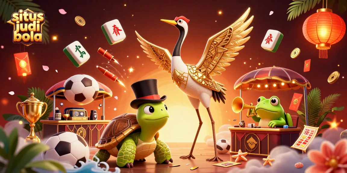 Engage in exciting sports betting at situs judi bola with vibrant characters and game elements.