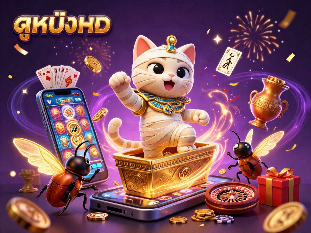 เปิดประสบการณ์ ดูหนังHD ในคาสิโนอียิปต์โบราณ พร้อมเกมสนุกมากมาย