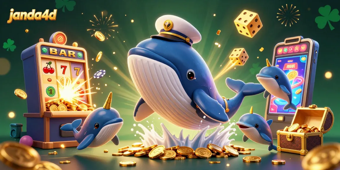 Menangkan jackpot luar biasa dengan permainan janda4d di antara lautan koin.