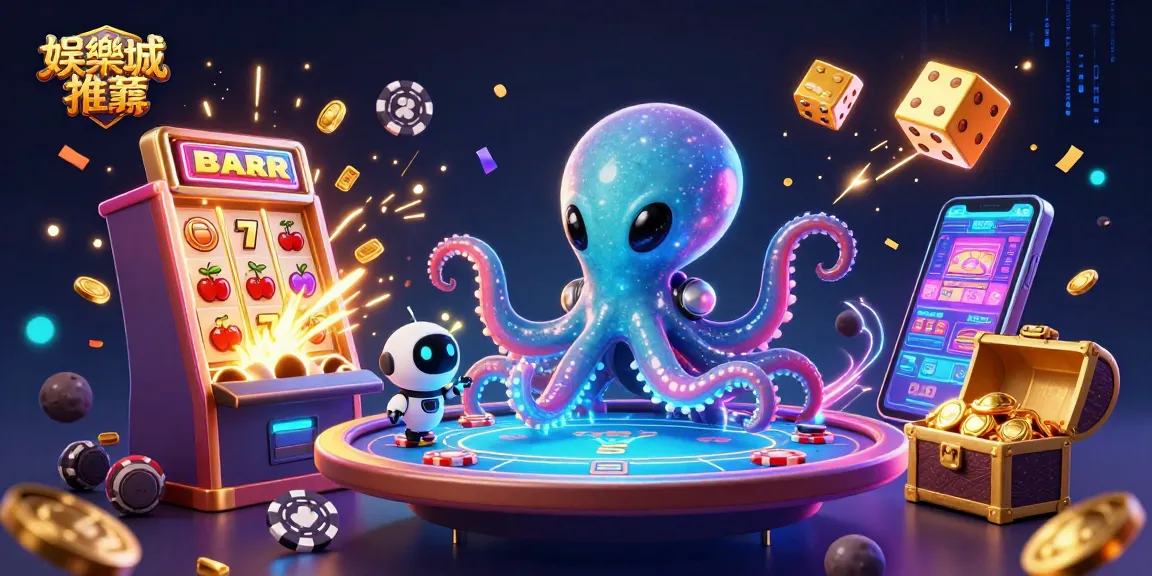 透過娛樂城推薦,外星章魚在主題賭桌上操作,展現豐富的博彩元素和刺激的賭博體驗。