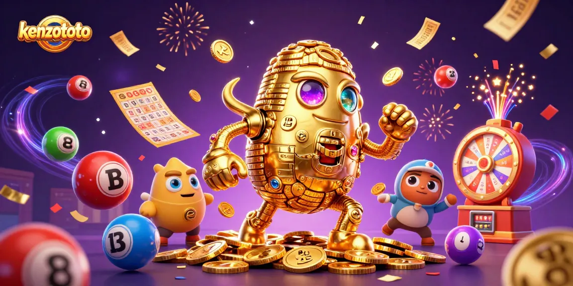 Engage with kenzototo for thrilling lottery action amidst vibrant celebration elements.