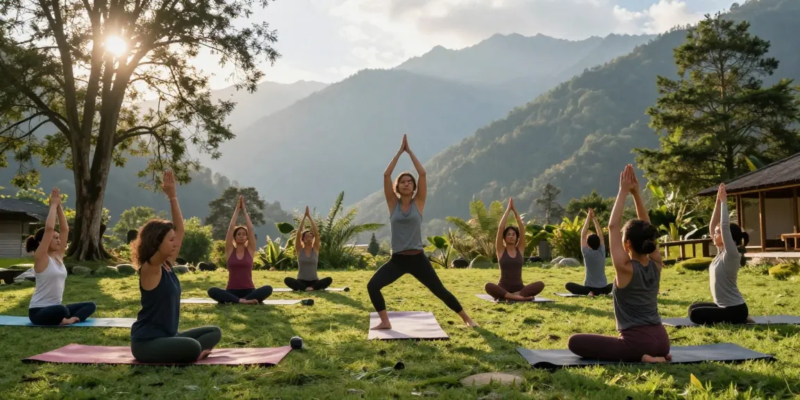 Experience transformative 500 hour yoga teacher training Rishikesh india in a serene outdoor shala amidst the Himalayas.