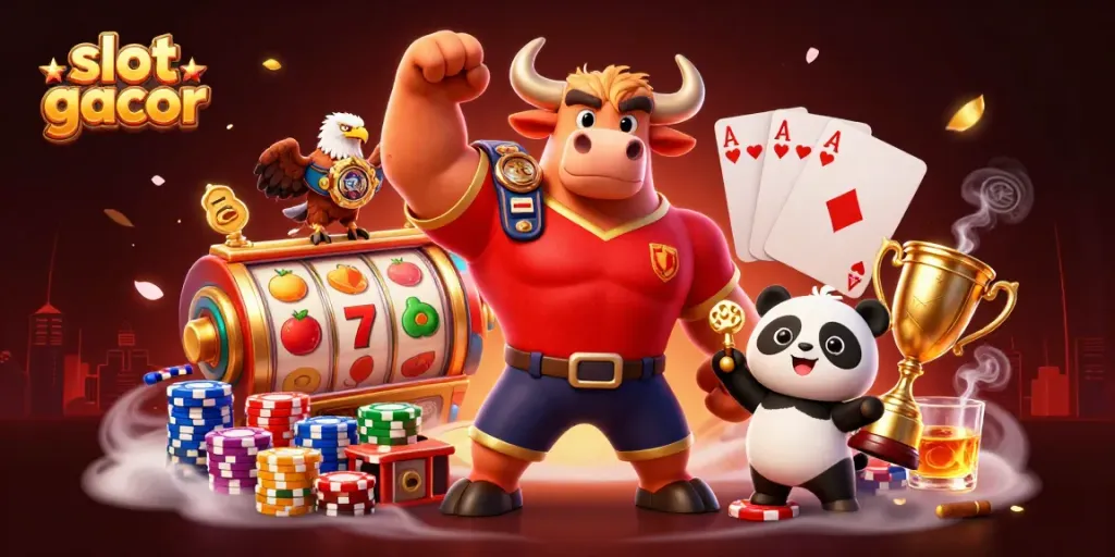 Memenangkan slot gacor dengan cara yang menyenangkan melalui karakter kartun dalam aksi jubilasi.