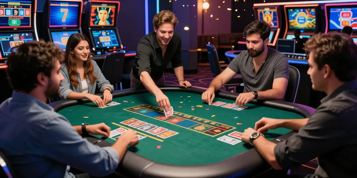 Players enjoying an exciting game of andar bahar in a live casino setting with energetic vibes.