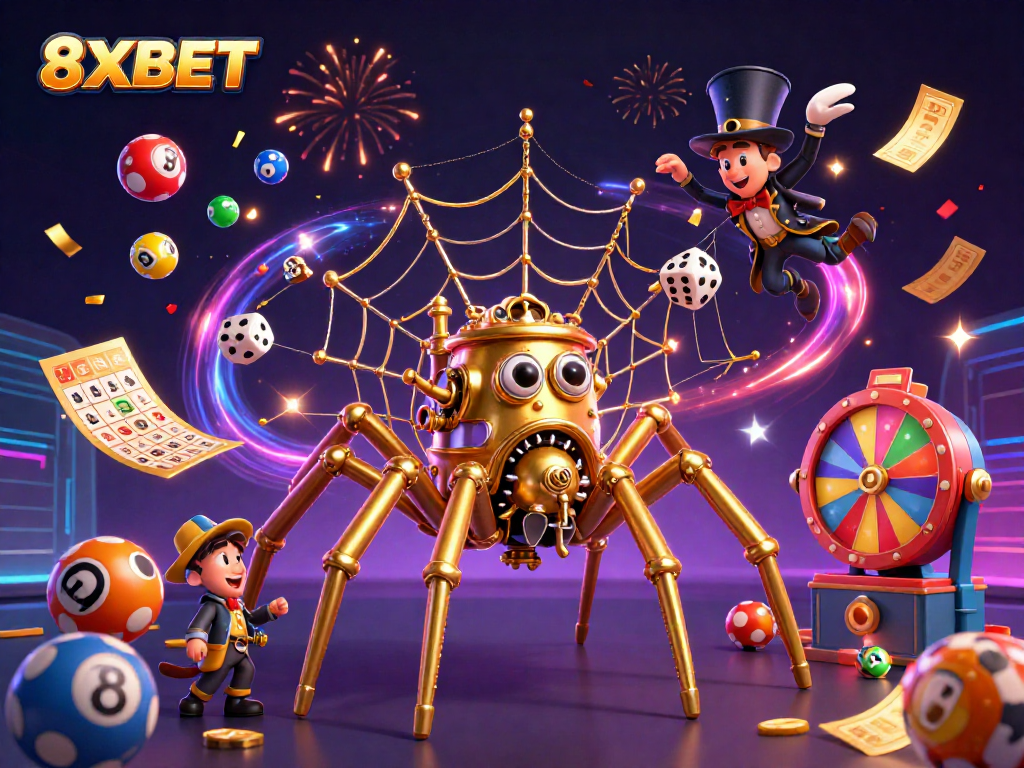 Experience thrilling gameplay and excitement at 8XBET with dynamic lottery elements and golden prizes.