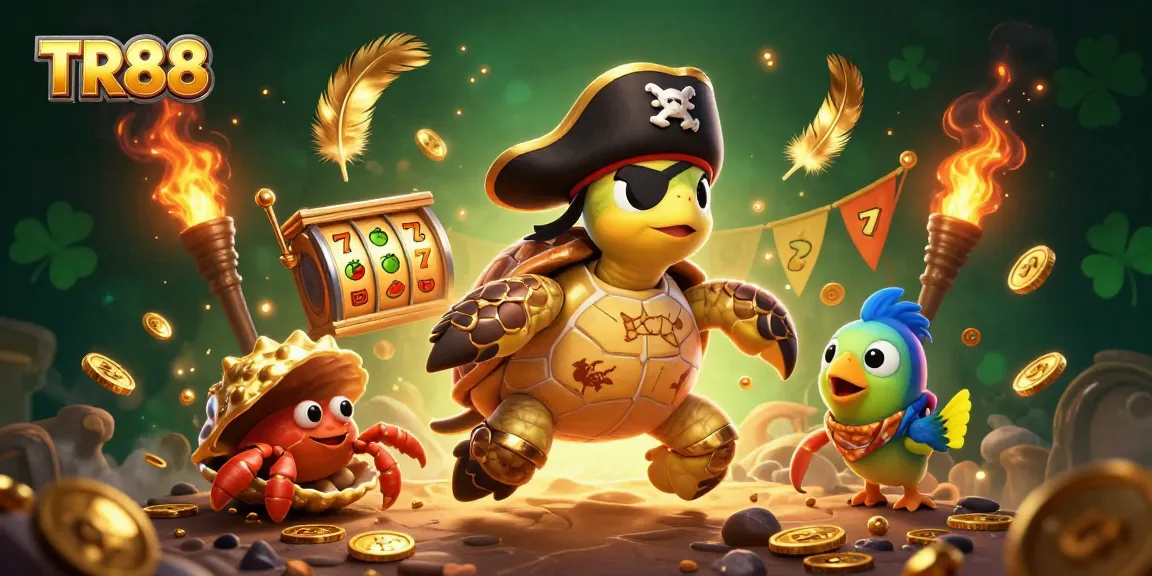 Engage with TR88's thrilling online casino world, featuring vibrant characters and interactive elements.