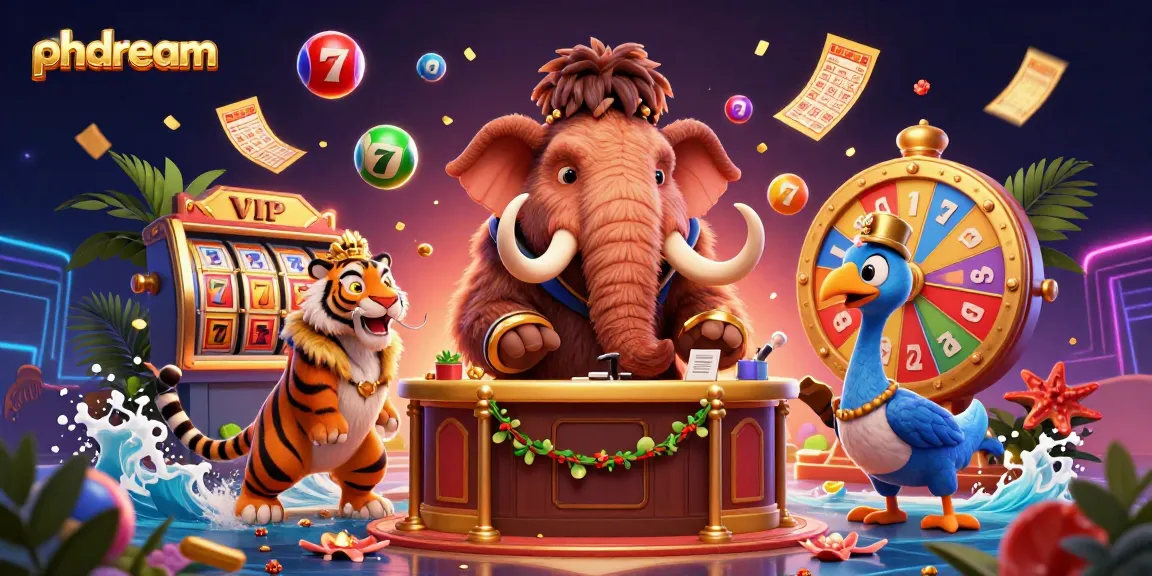 Join the phdream experience with vibrant casino characters and dynamic gaming elements.