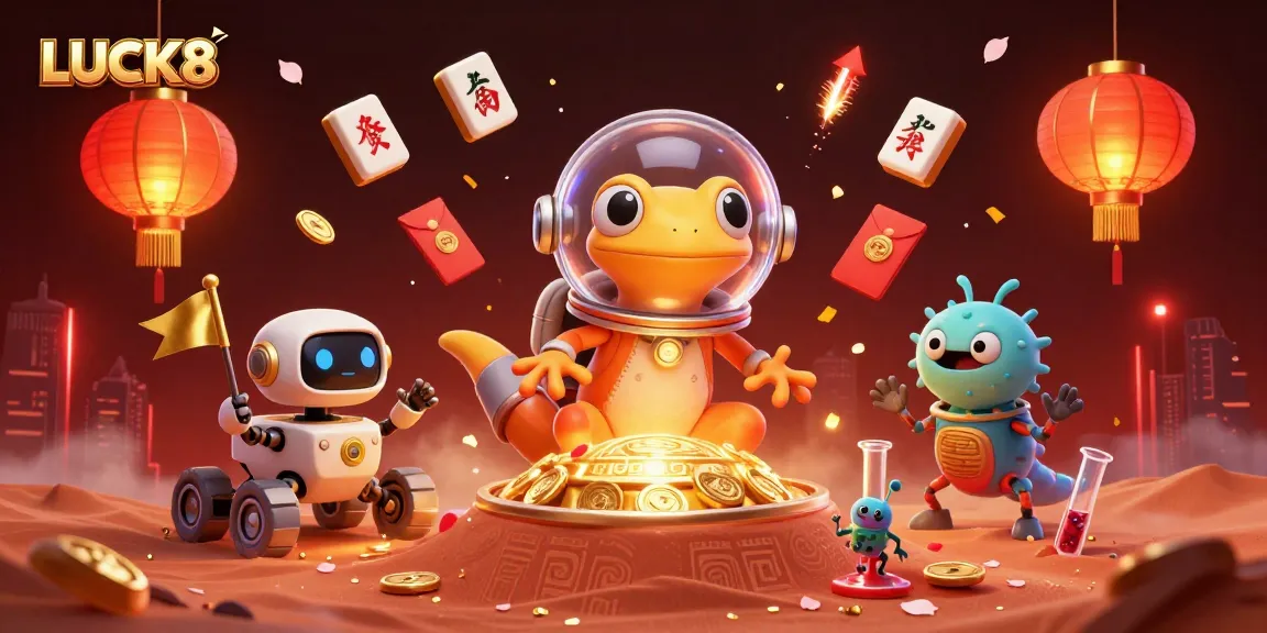 LUCK8 reveals a vibrant, action-packed Martian casino adventure filled with excitement and fortune.
