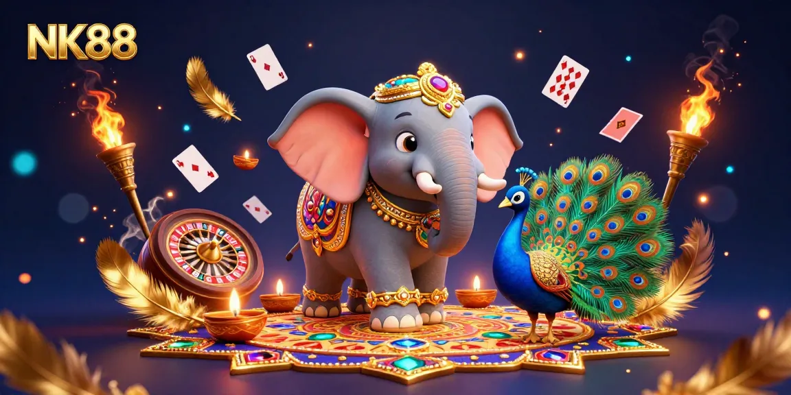 Experience thrilling wins at NK88 with dynamic casino elements and a vibrant atmosphere.