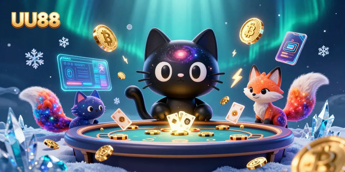 Experience exhilarating gameplay at UU88 in a vibrant cosmic casino scene.