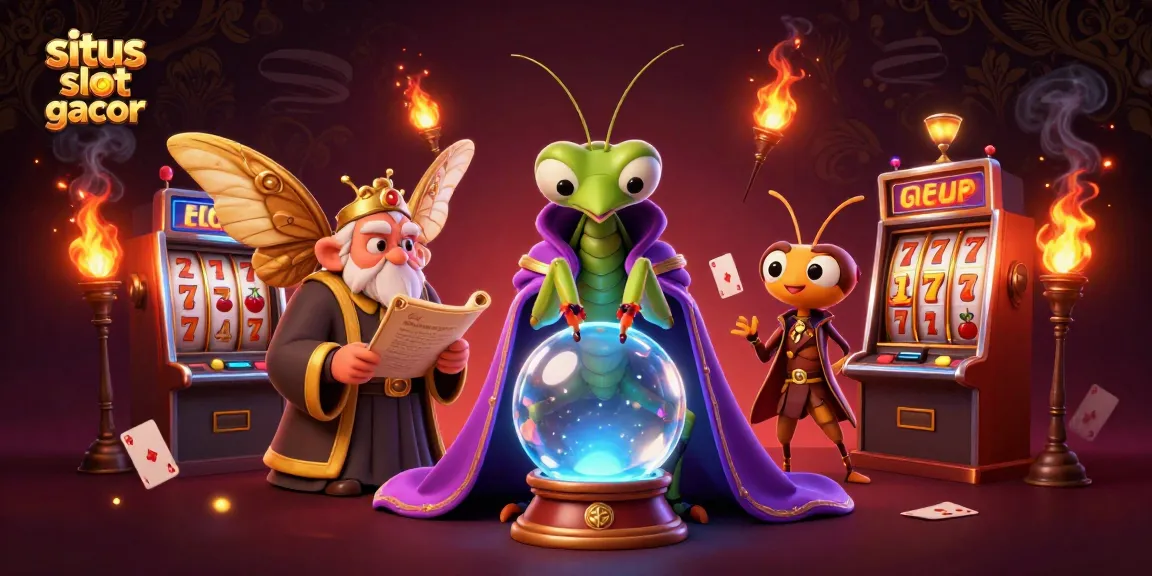 Experience the excitement of situs slot gacor with a vibrant slot machine scene featuring mythical characters.