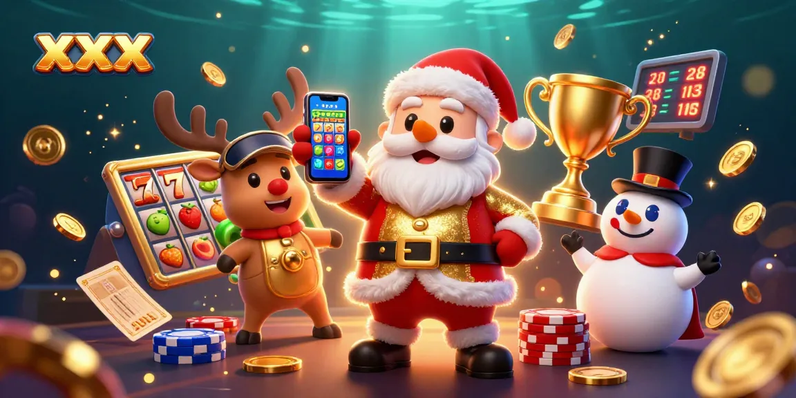 Spin jackpot slots with Santa Claus, reindeer, and snowman at the casino for winning strategies.