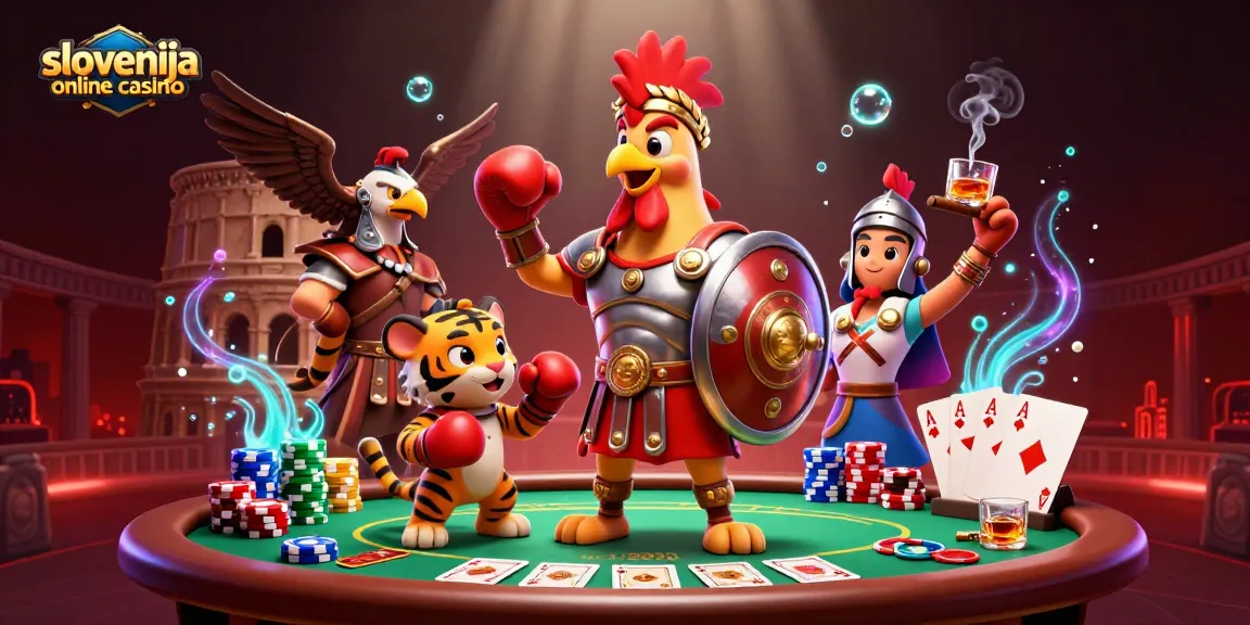 Uživajte v najboljši izkušnji slovenskih spletnih igralnic z gladiatorjem in Tiger cubom v igralnici.