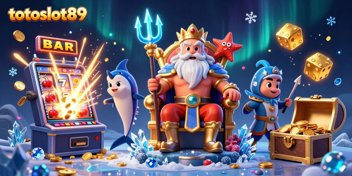 Experience the thrill of winnings with totoslot89's slot machine explosion and vibrant casino scene.