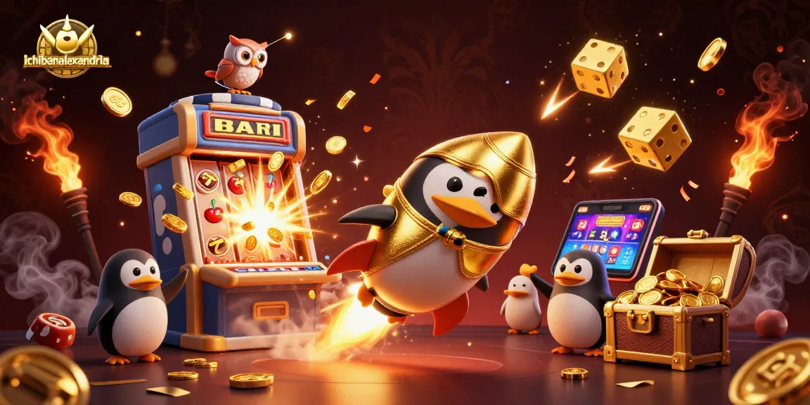 Slot gacor terbaru di ichibanalexandria memperlihatkan peluncuran jackpot dengan simbol keberuntungan.